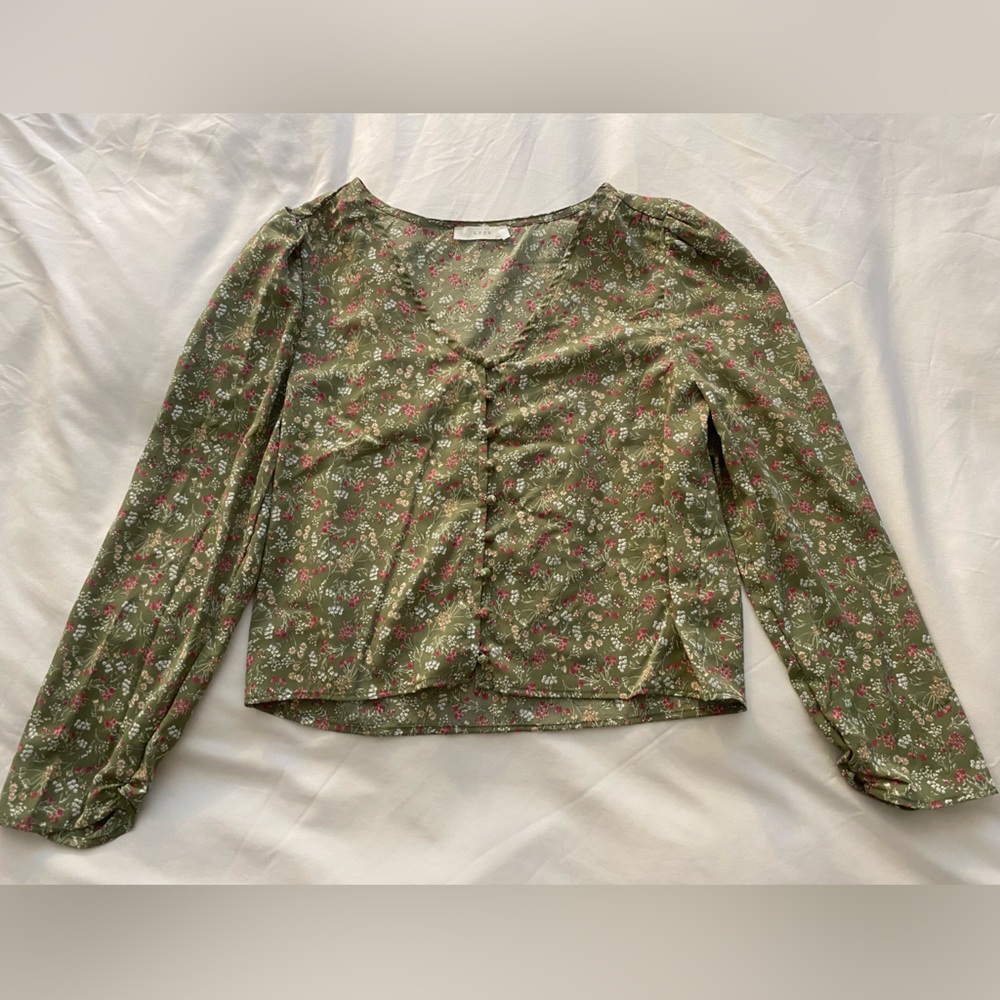 Lush Floral Blouse